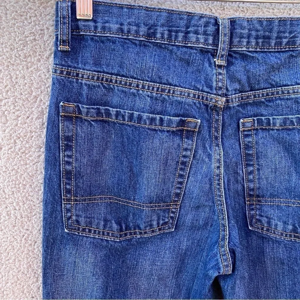 Old Navy Kids Straight Droit Darkstone Adjustable Jeans Sz 16